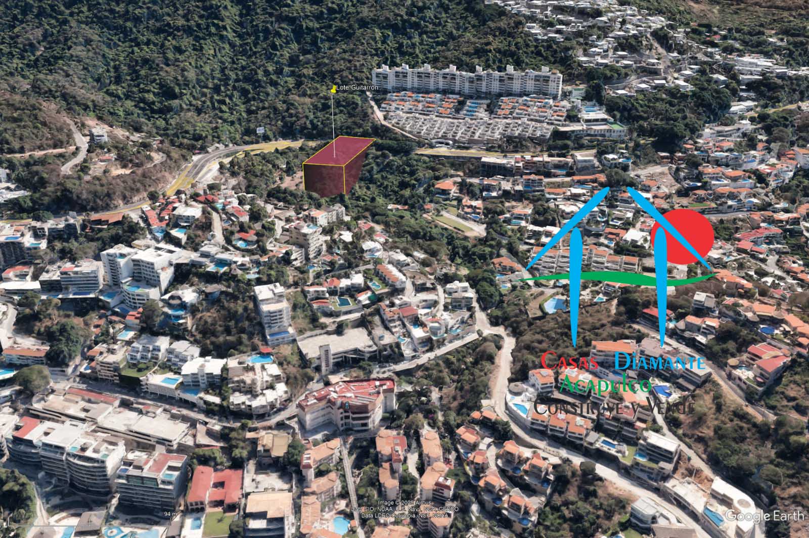 Terreno Guitarrón Lazo - Vista aérea 5